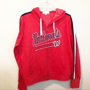 Touch Stadium Washington Nationals Zip Up‎ Hoodie